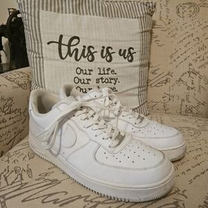 Nike Air Force 1 Low Triple White Classic Sz 14 Sneakers Big & Tall Basketball